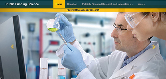 Funding Science Nationbuilder website customization